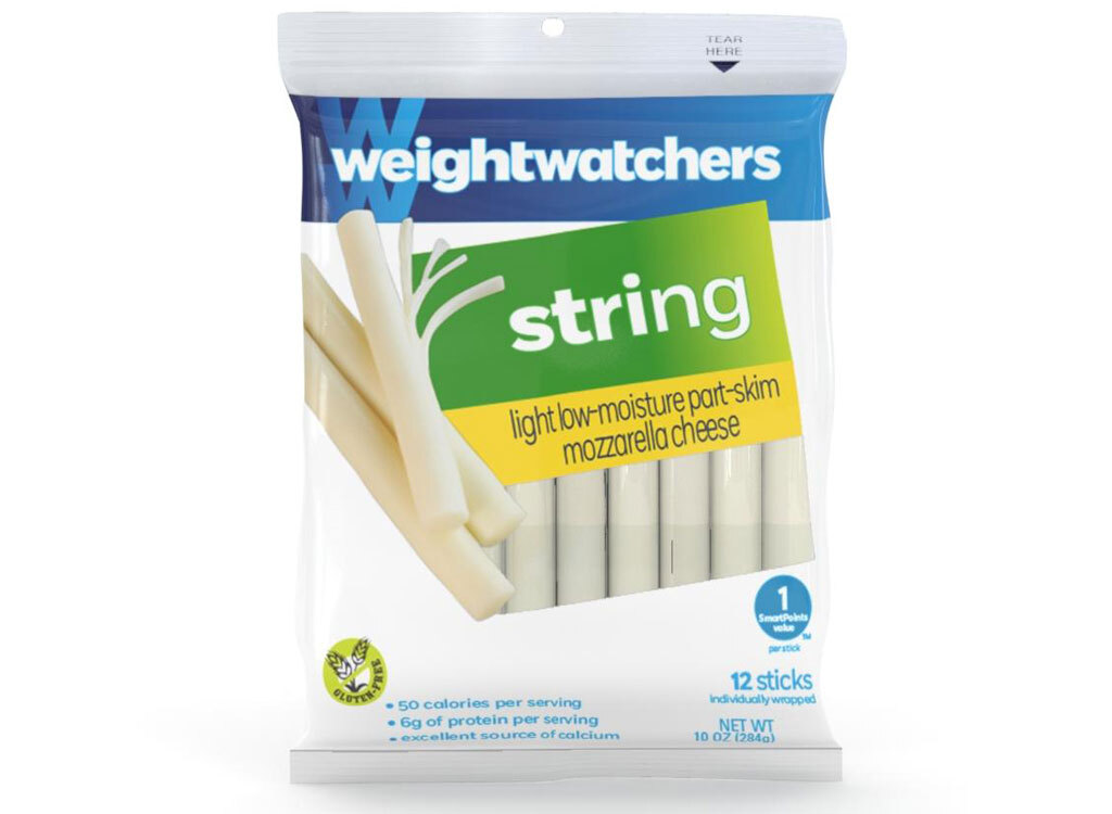 Weight watchers light low-moisture part-skim mozzarella cheese