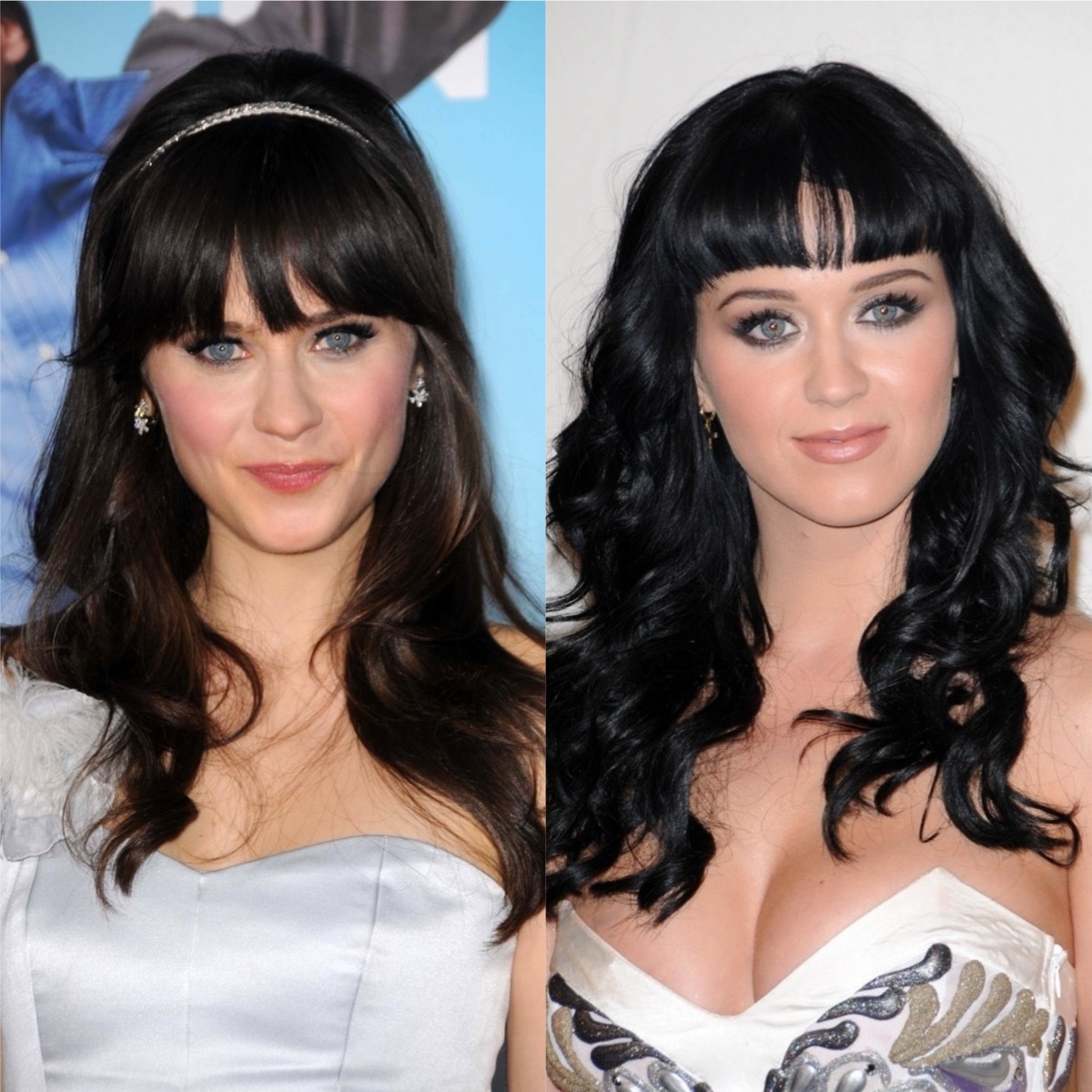 Zooey Deschanel and Katy Perry