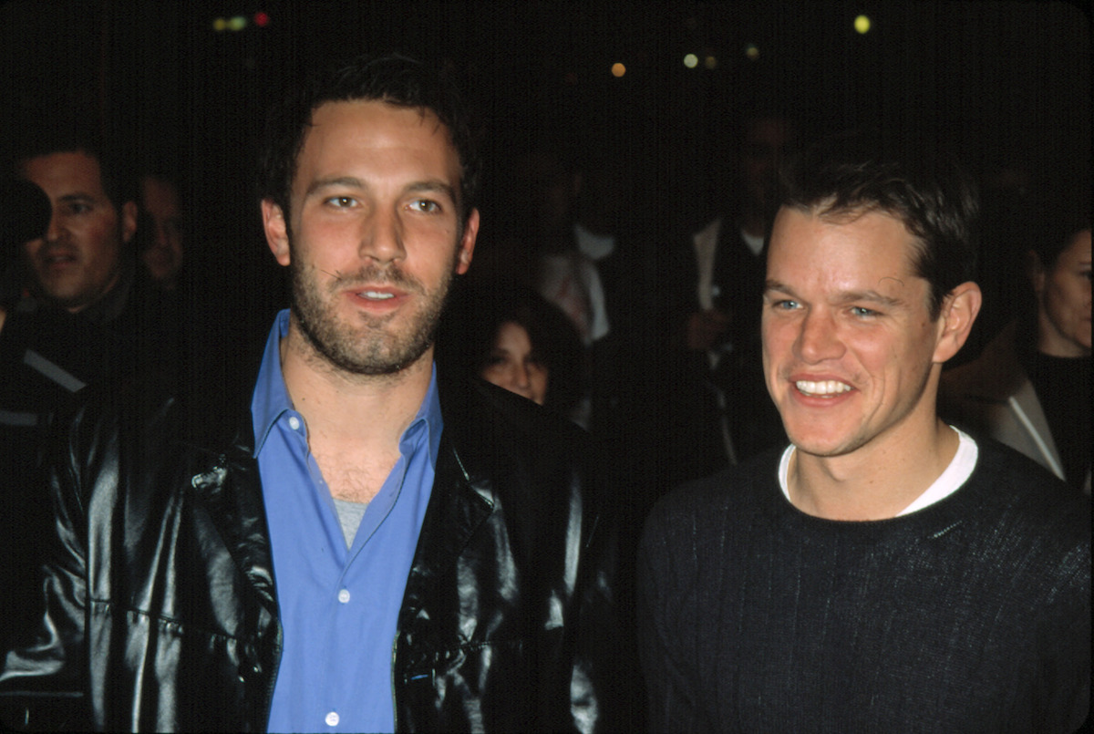 Ben Affleck and Matt Damon at the premiere of 