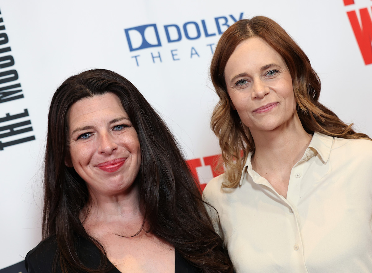 Heather Matarazzo and Heather Turman at opening night of 