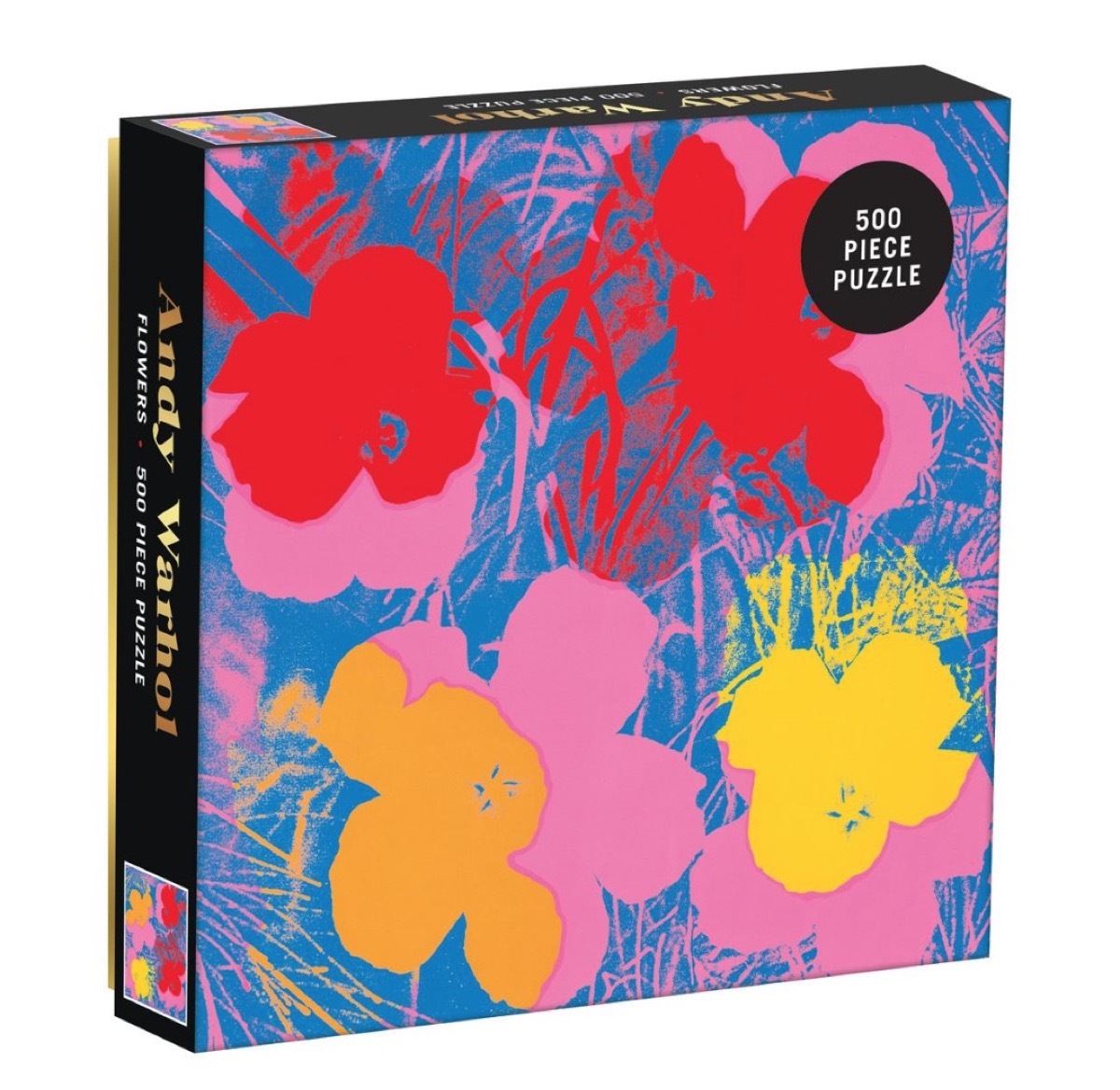 andy warhol flower puzzle box