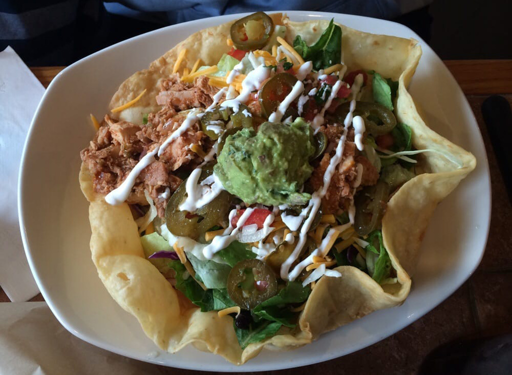 On the Border taco beef salad