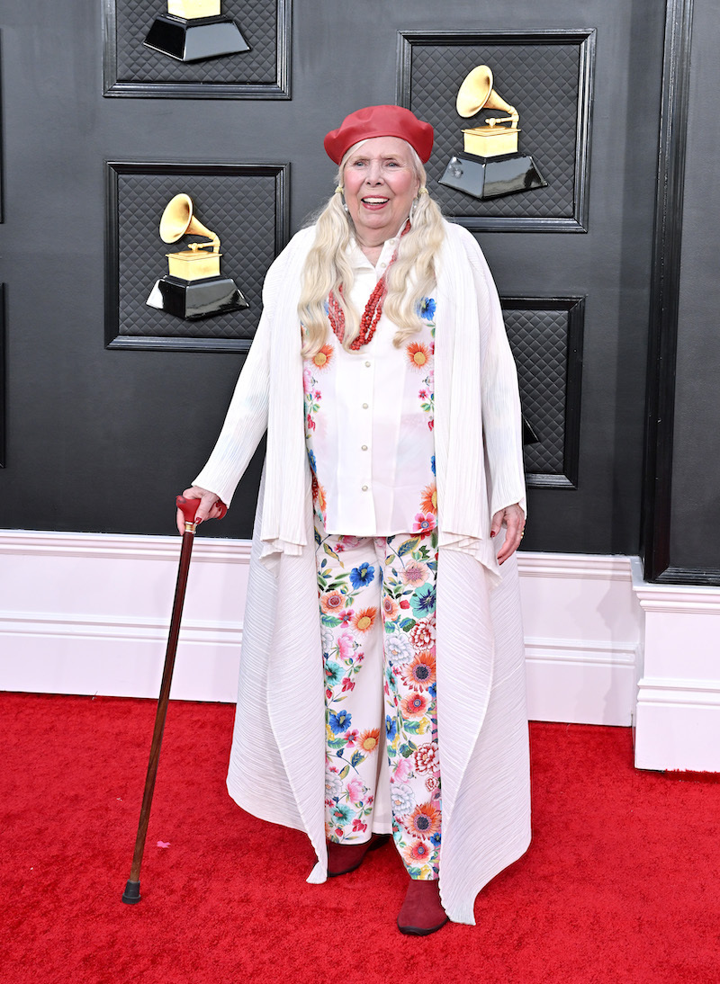 Joni Mitchell at the 2022 Grammys