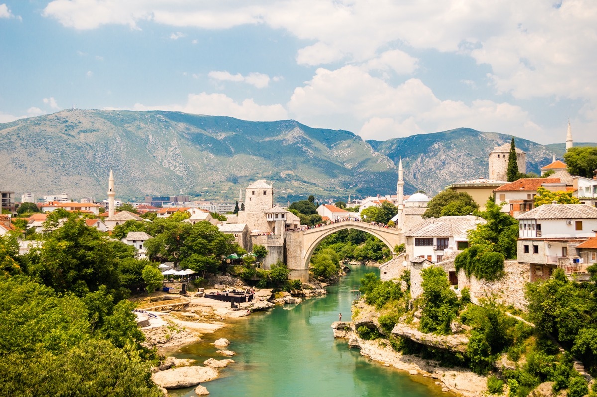 bridge in mostar, bosnia and herzegovina