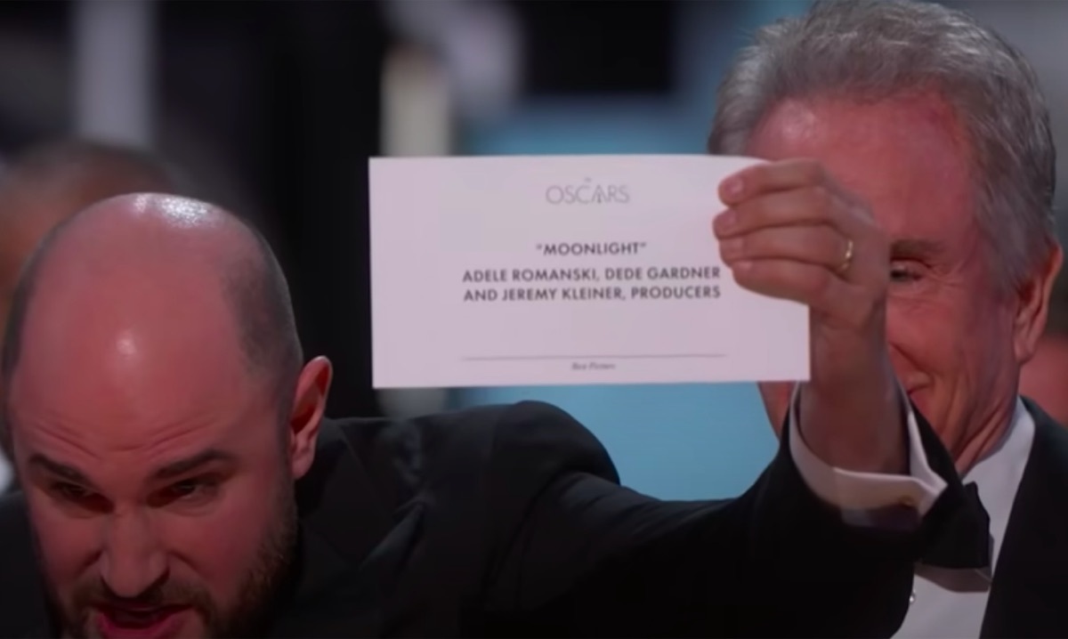 Moonlight winning Best Picture