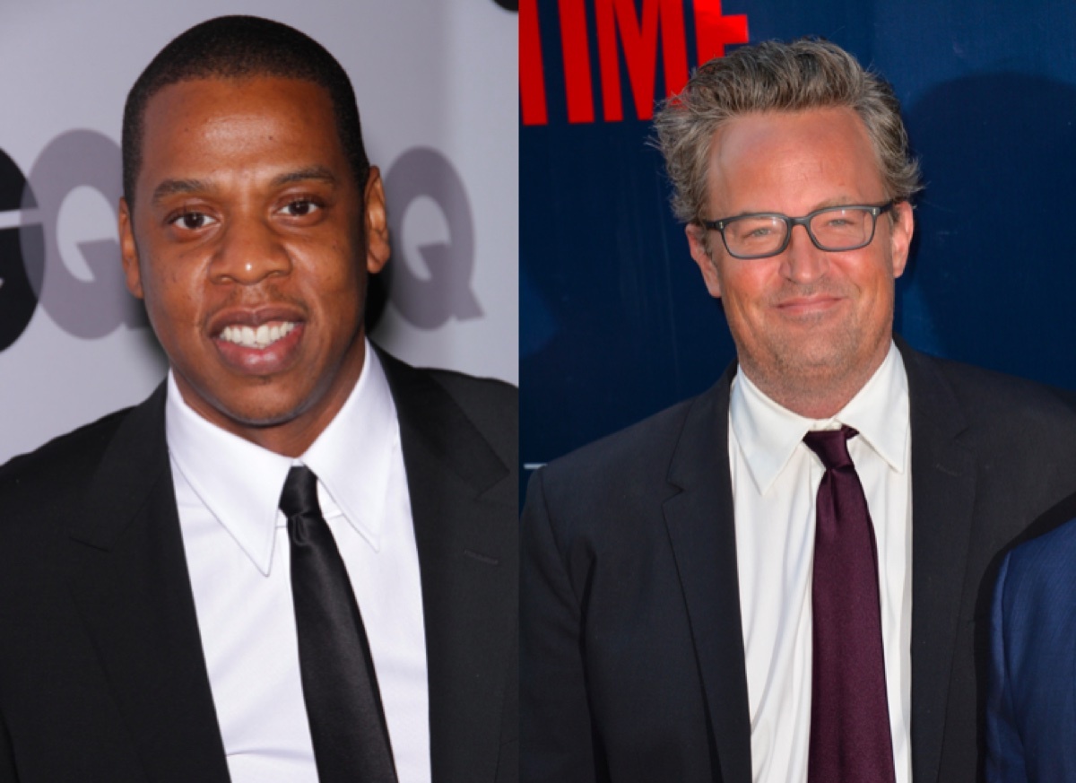 Jay-Z and Matthew Perry