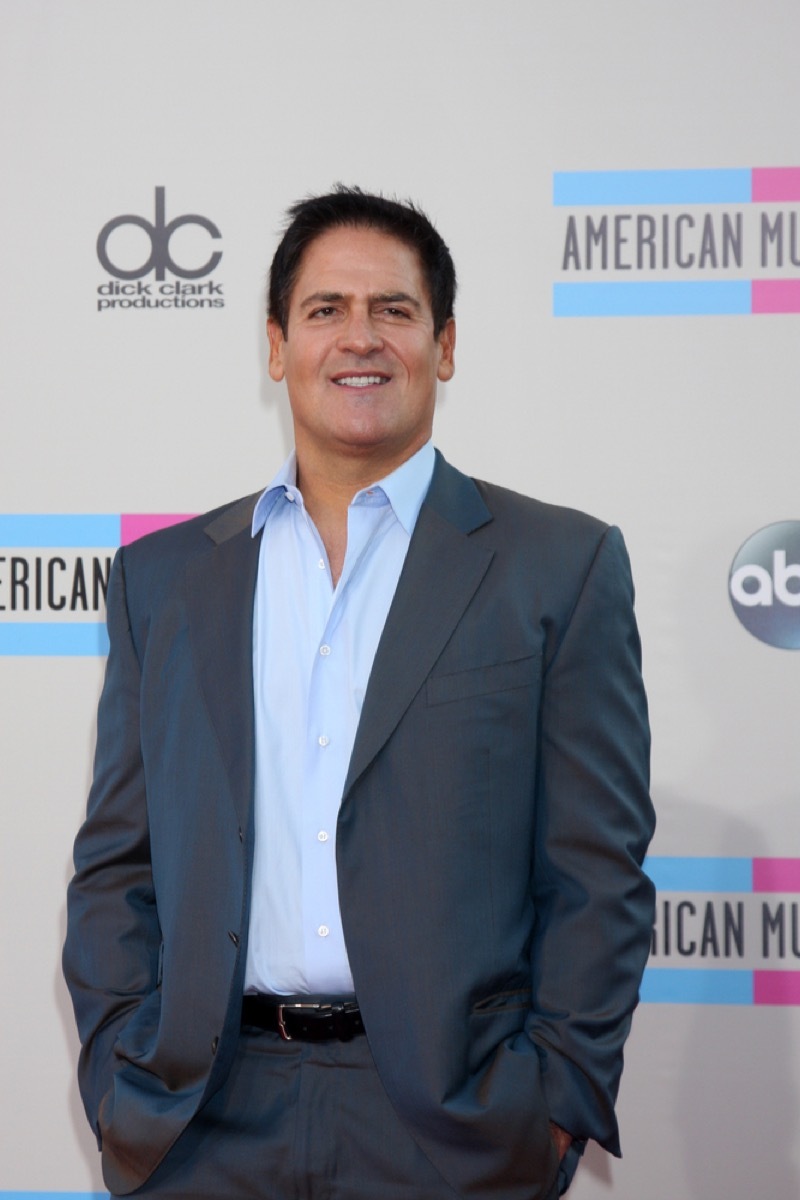 mark cuban on the red carpet