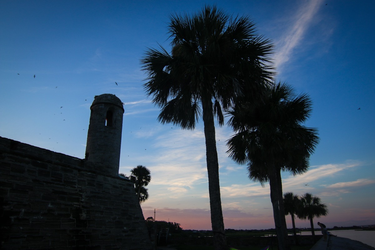 saint augustine sunset