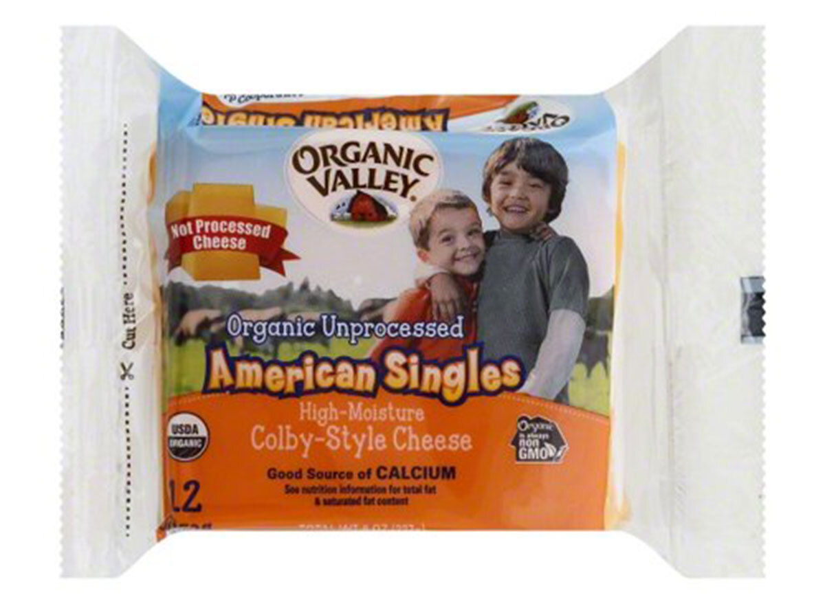 organic valley unprocessed cheese