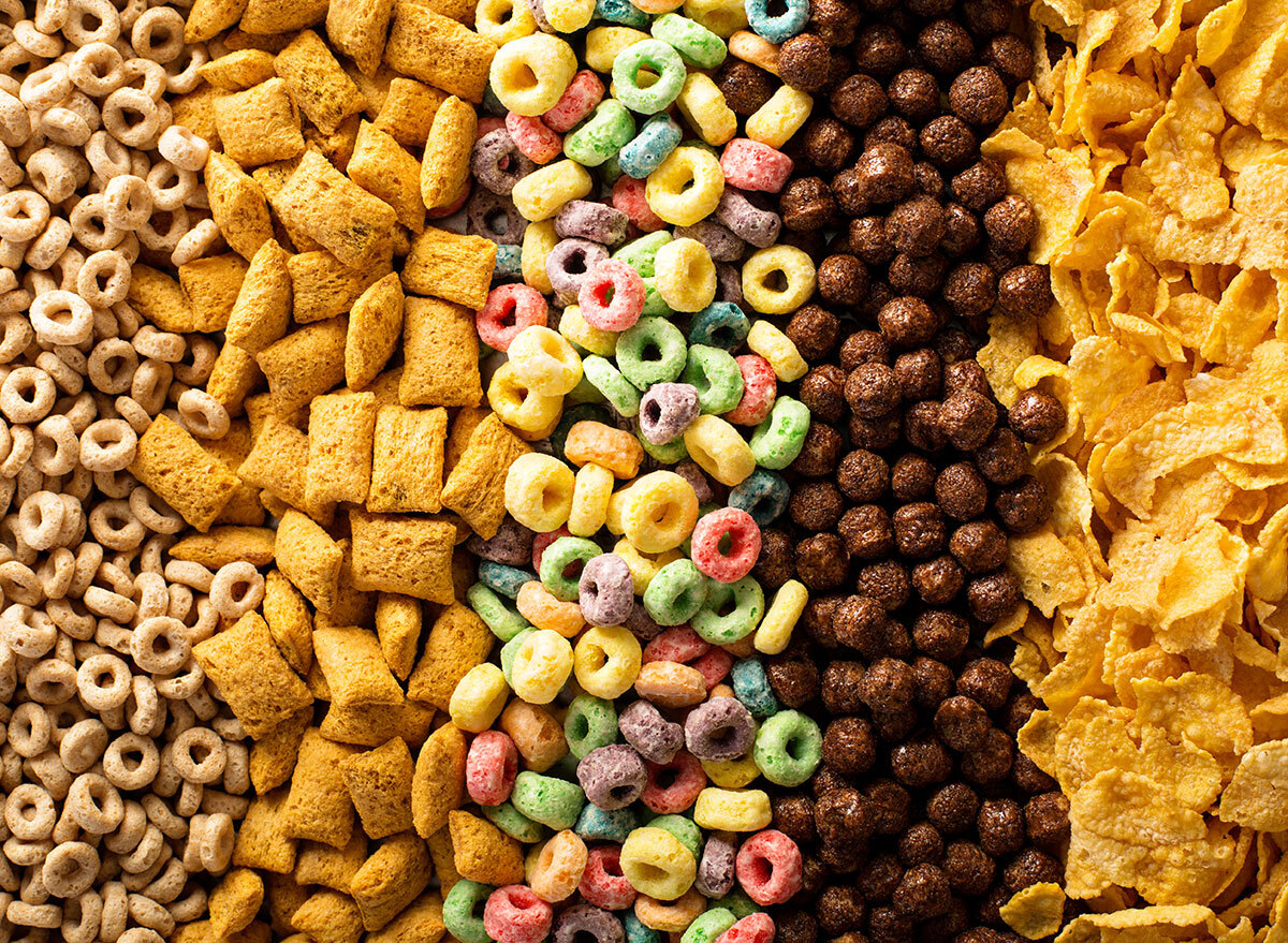 assorted kinds of cereal