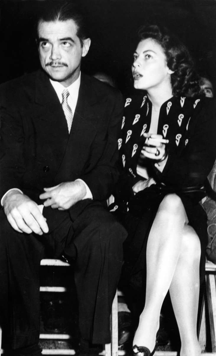 Howard Hughes and Ava Gardner in 1946