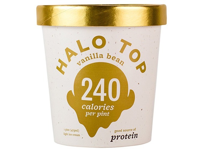 halo top vanilla bean carton