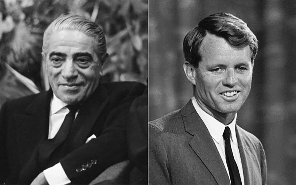 Aristotle Onassis and Bobby Kennedy