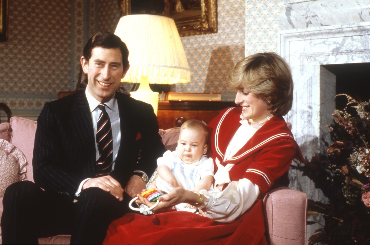 PRINCE CHARLES and Diana, Princess of Wales, with their first child Prince William, at kenington Palace, London, in December 1982, surprising prince william facts