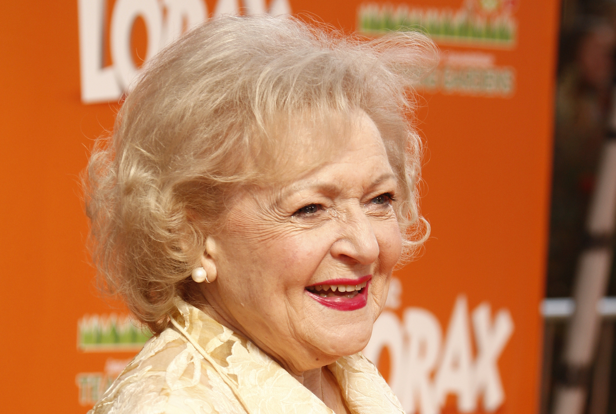 Betty White at the premiere of 