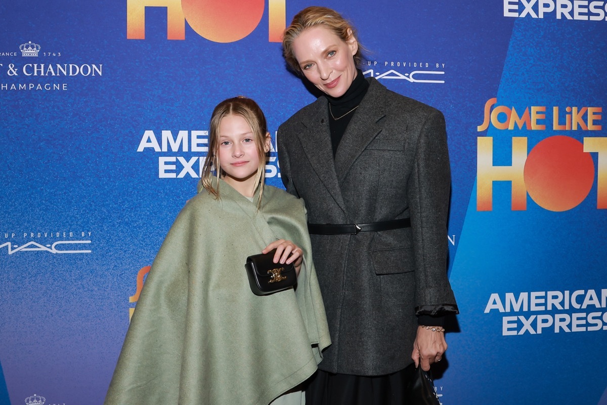 Luna Thurman-Besson and Uma Thurman in 2022