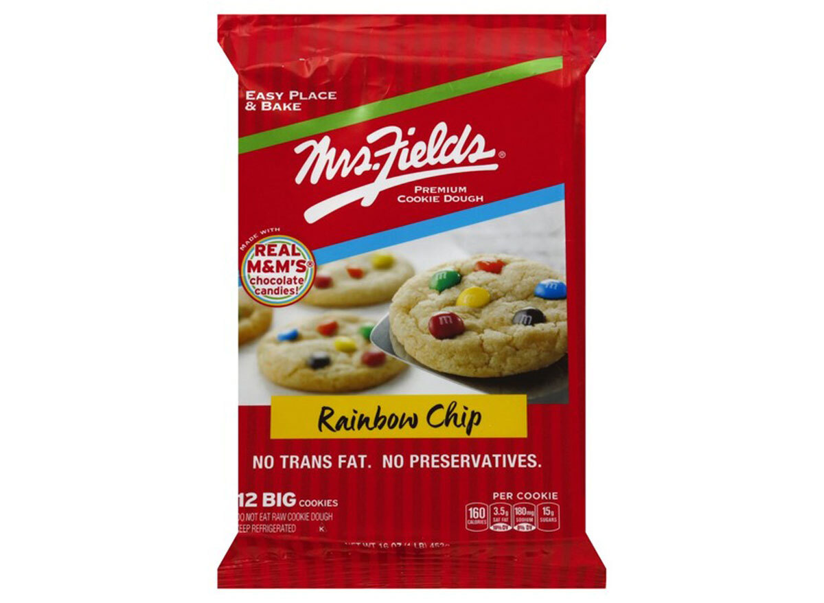 mrs fields rainbow cookie dough