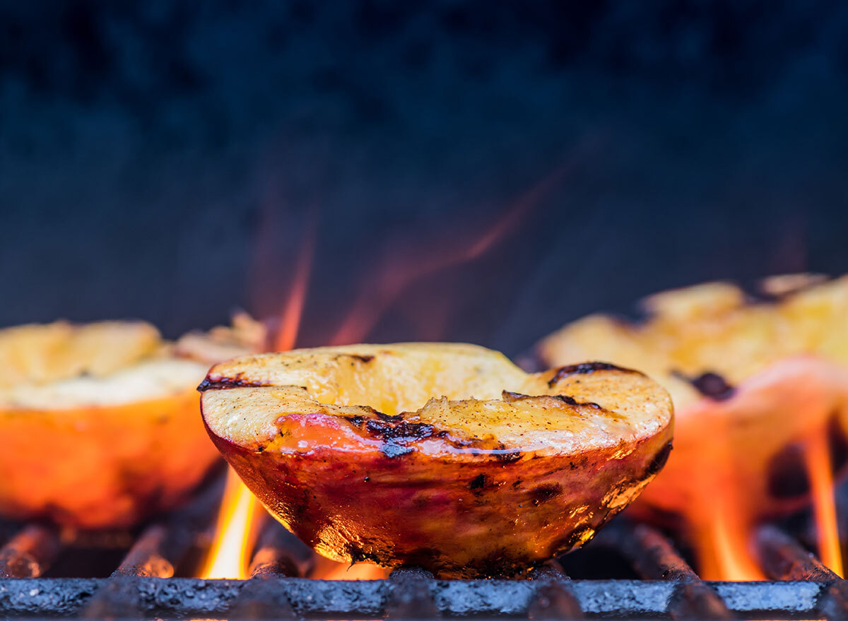 grilled peaches