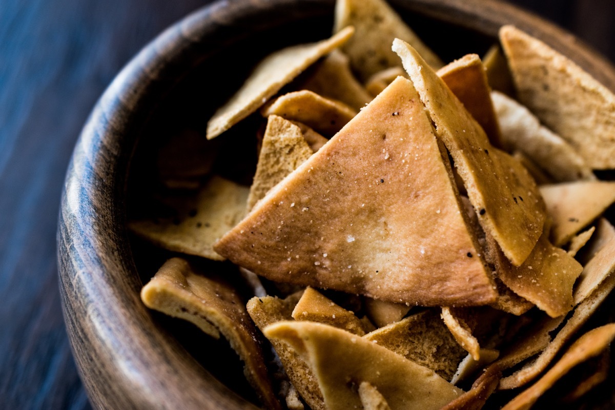 Bowl of Pita Chips