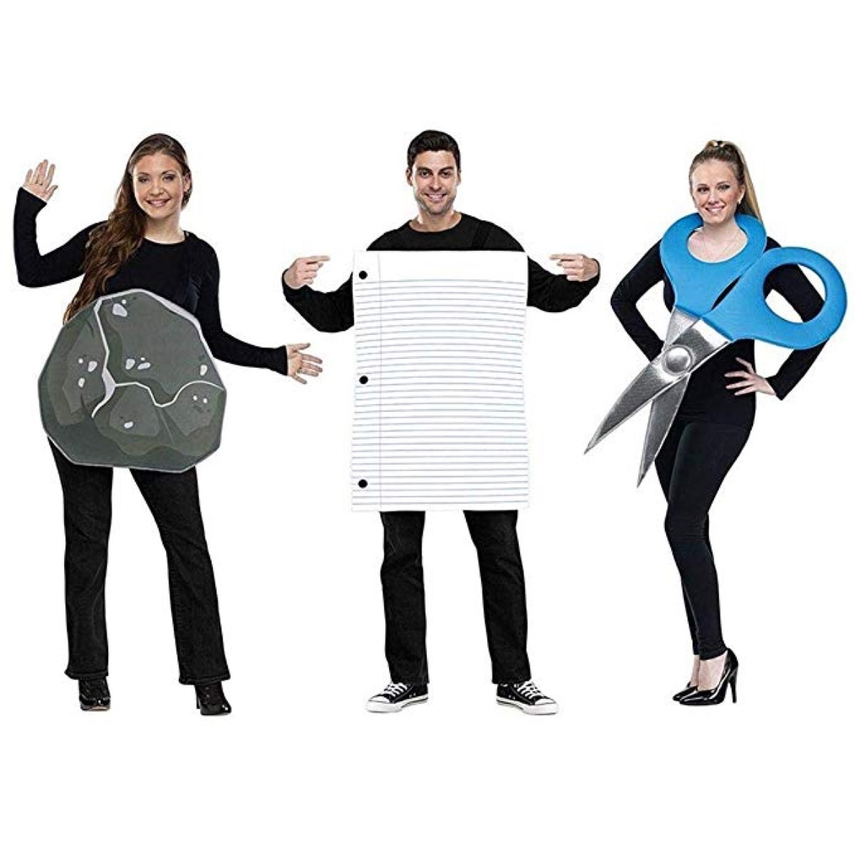 rock paper scissors costumes, family halloween costumes