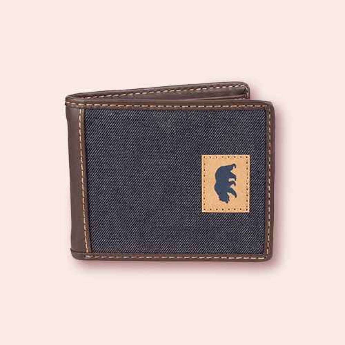 gray and brown wallet