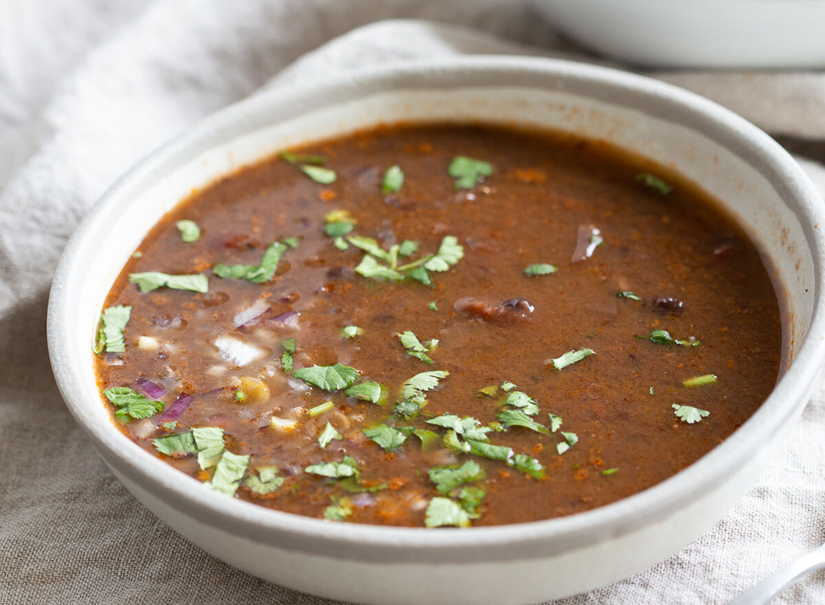 black bean soup