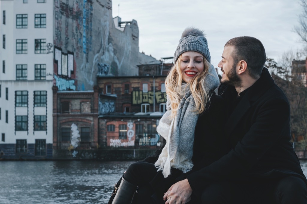 couple in love near the water, open marriage