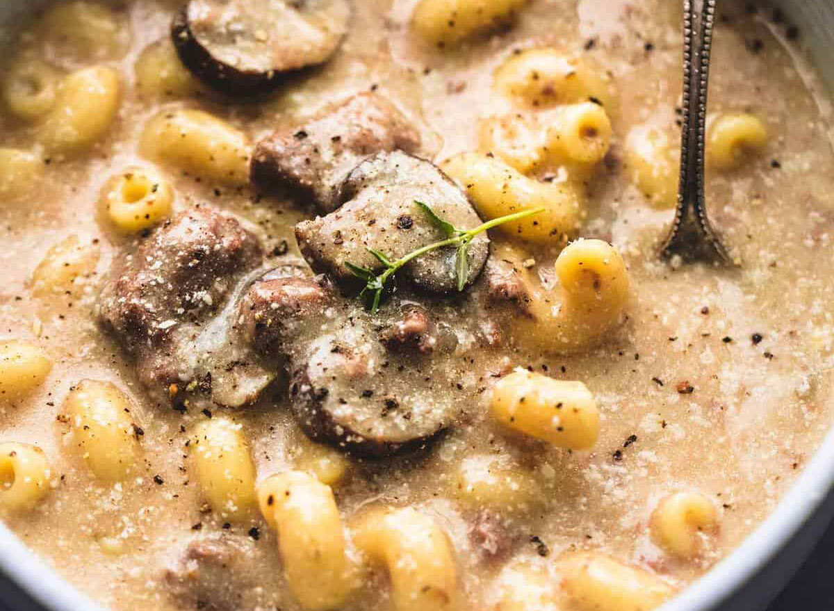 beef stroganoff soup