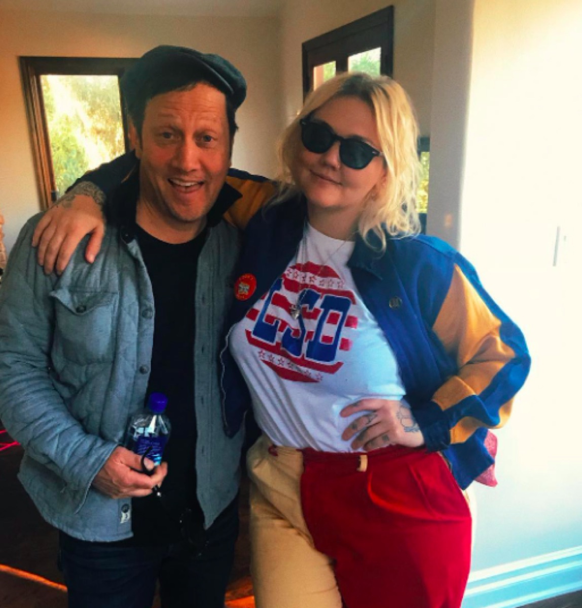 Rob Schneider and Elle King