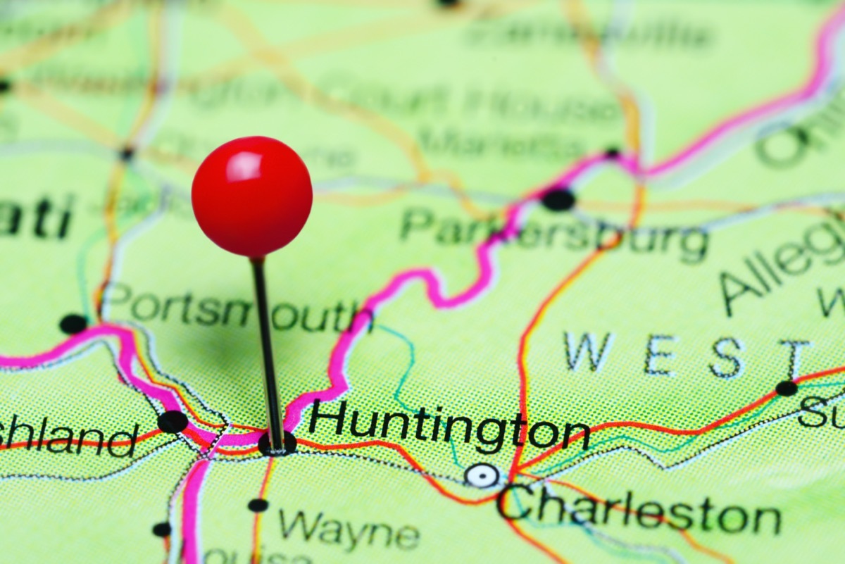 map of huntington