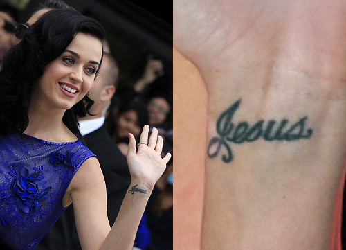 Katy Perry's tattoo | 15 Interesting Katy Perry Facts You Never Knew | Her Beauty