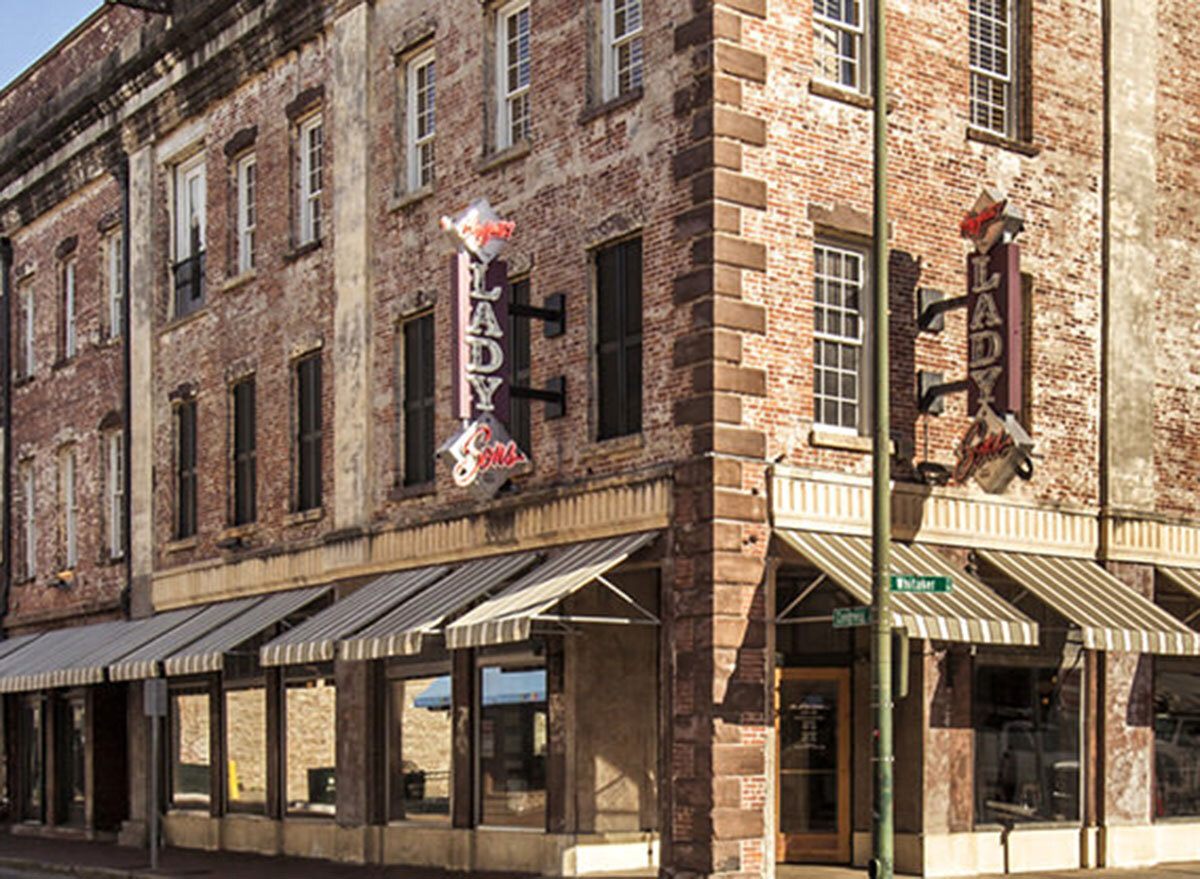 the lady and sons restaurant street corner