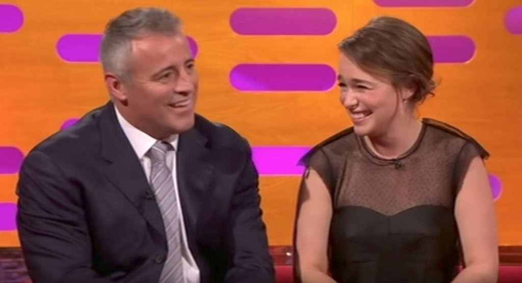 Matt Leblanc Emilia Clarke Celebrity Friendships