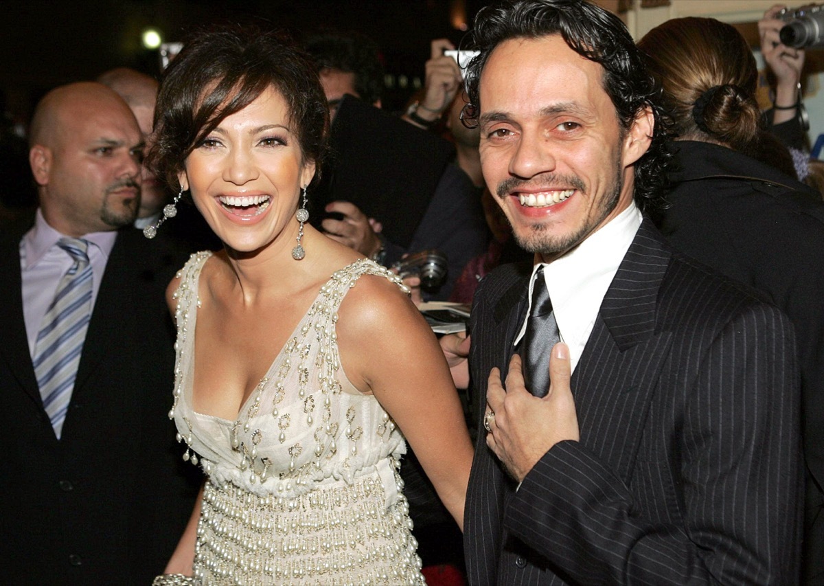 jennifer lopez and marc anthony, celebrity exes