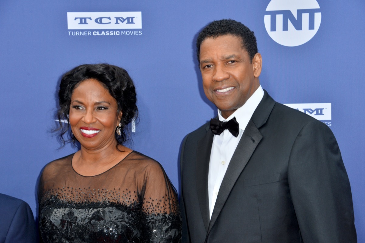 Pauletta and Denzel Washington