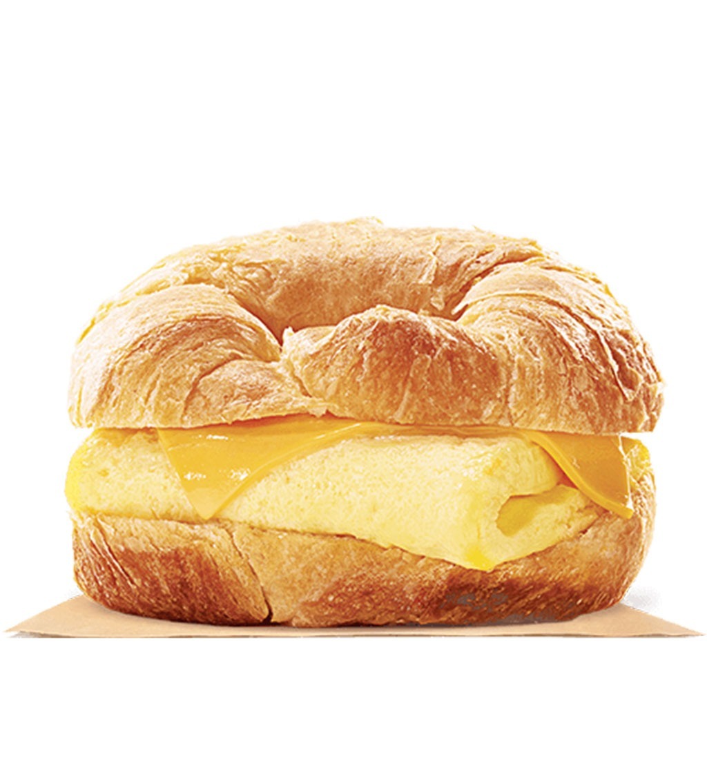 burger king egg and cheese croissanwich