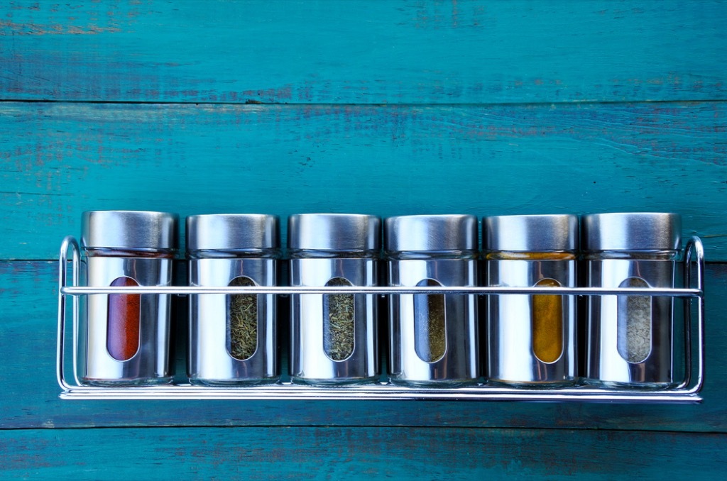 spice rack storage hacks