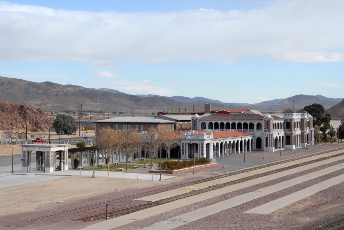 Railway station in Barstow, California