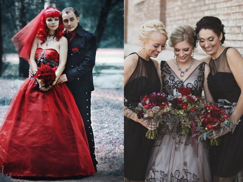 Elegant and Spooky Halloween Wedding Ideas 2