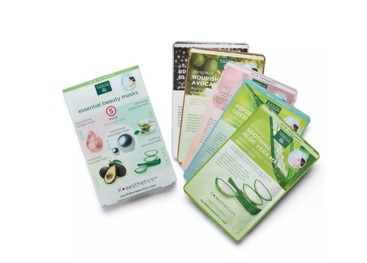 five sheet masks