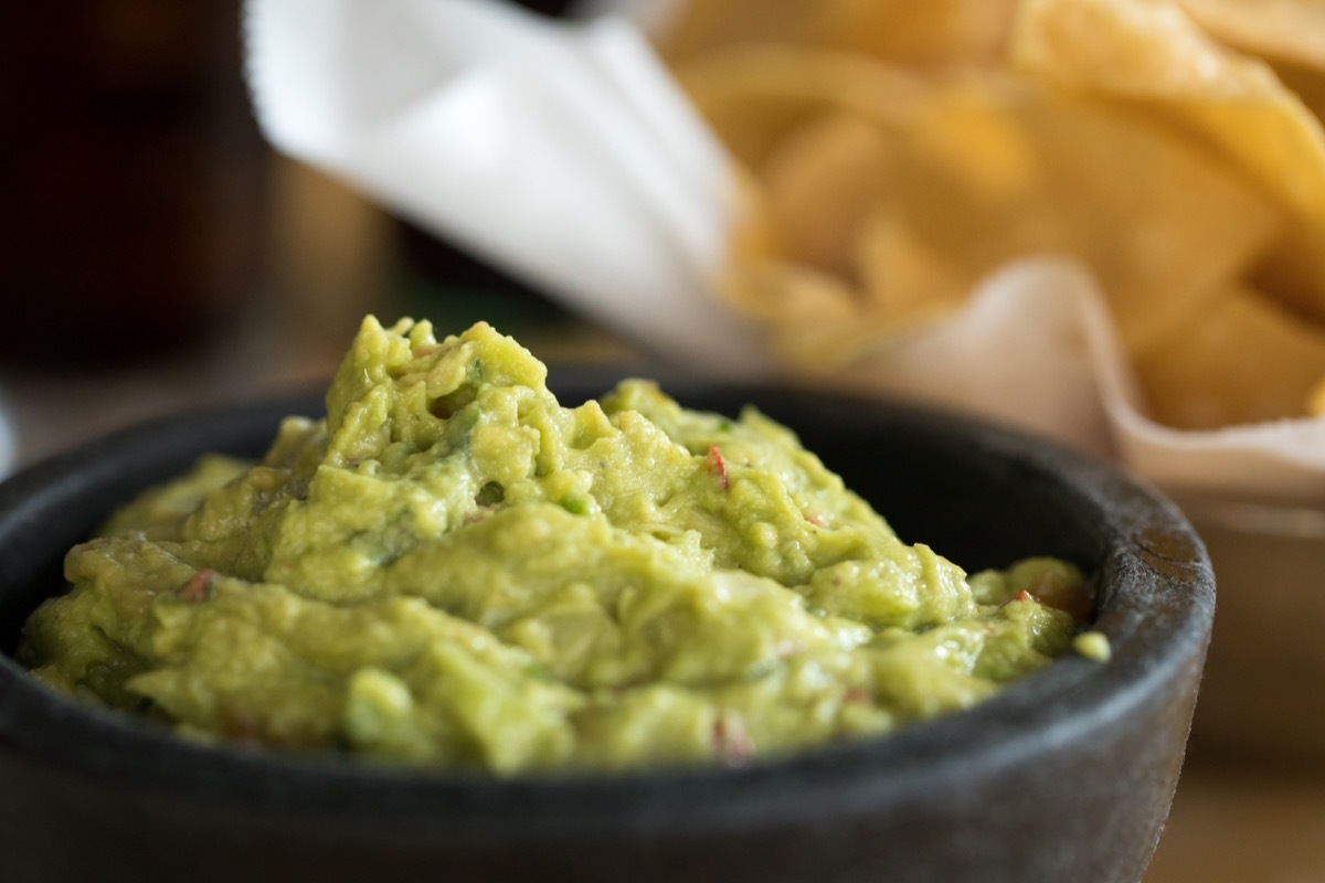 bowl of guacamole