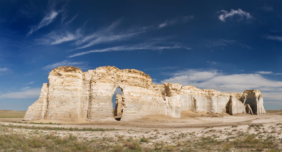 monument rocks in kansas state natural wonders