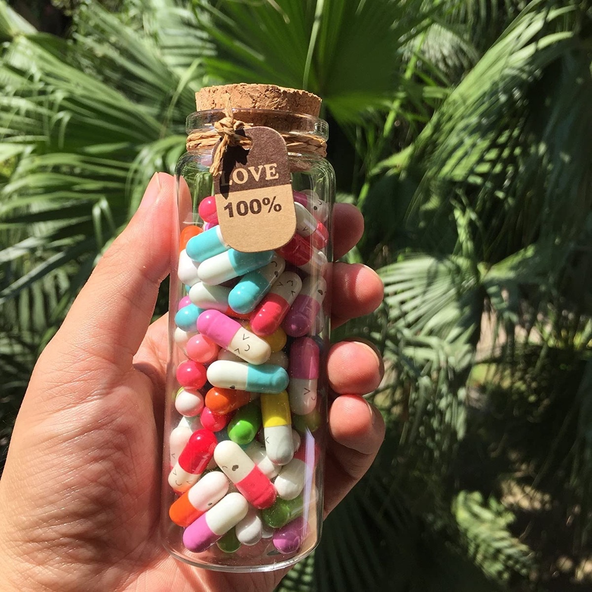 Personalized messages in a pill bottle