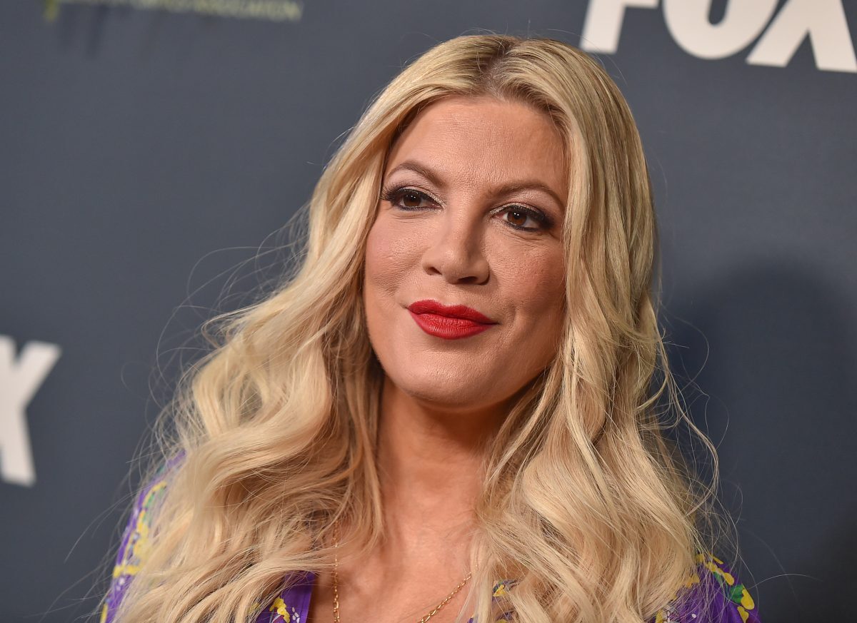 Tori Spelling at the FOX Winter TCA 2019