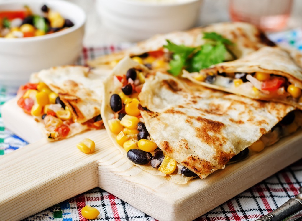 Black bean quesadilla