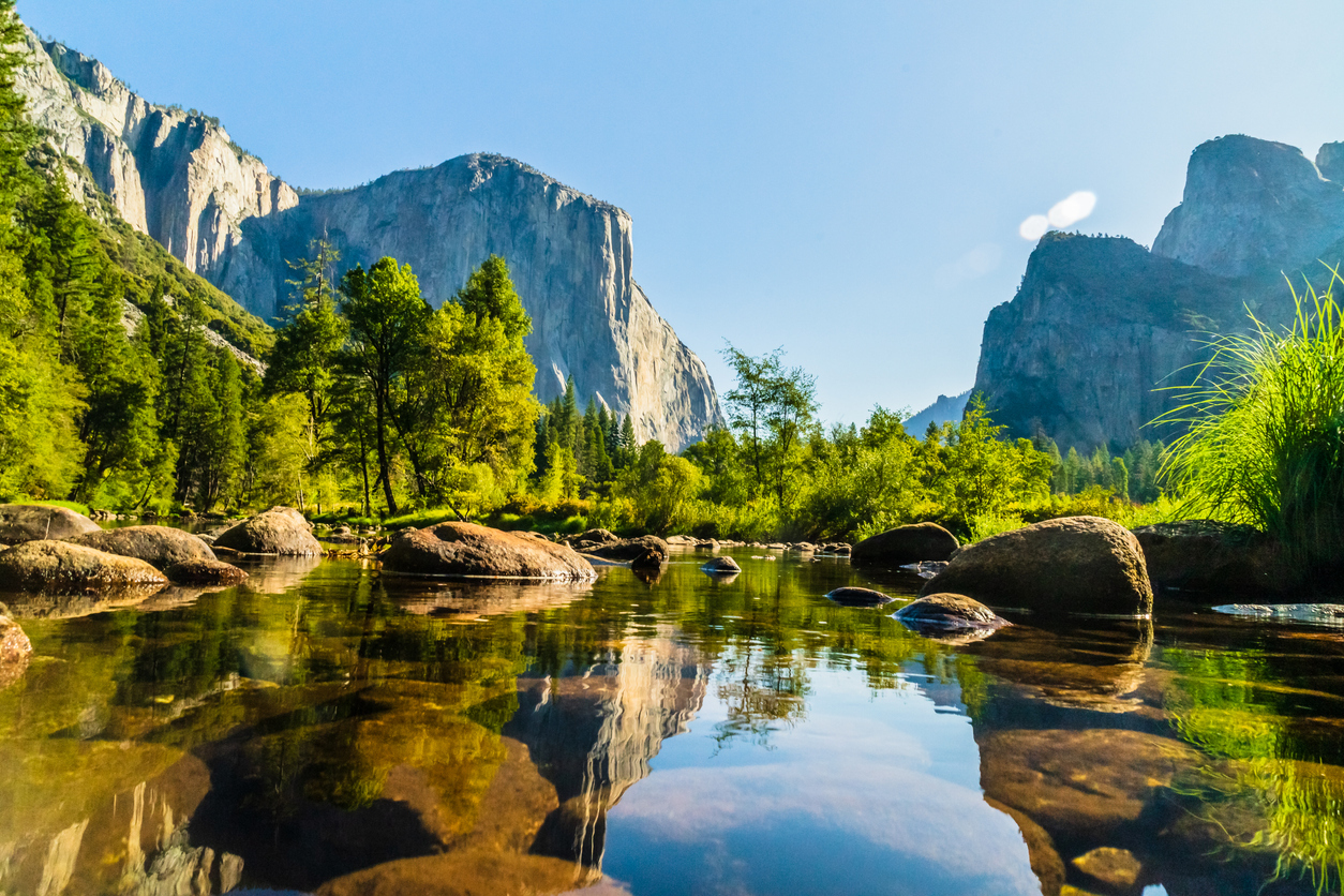 Beautiful nature pictures of the Yosemite National Park in California USA