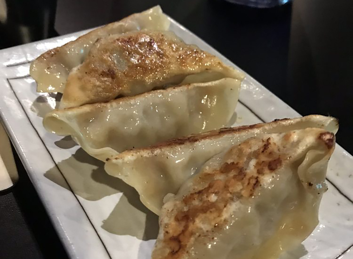 fried gyoza platter