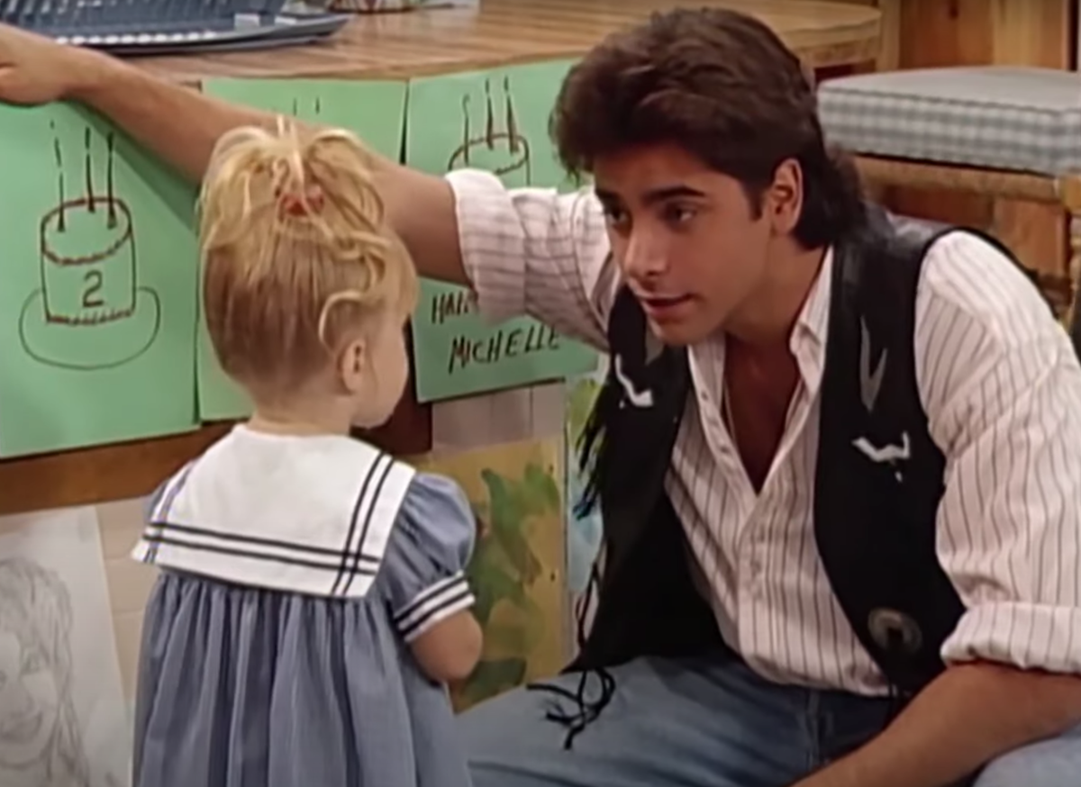 An Olsen twin and John Stamos on 