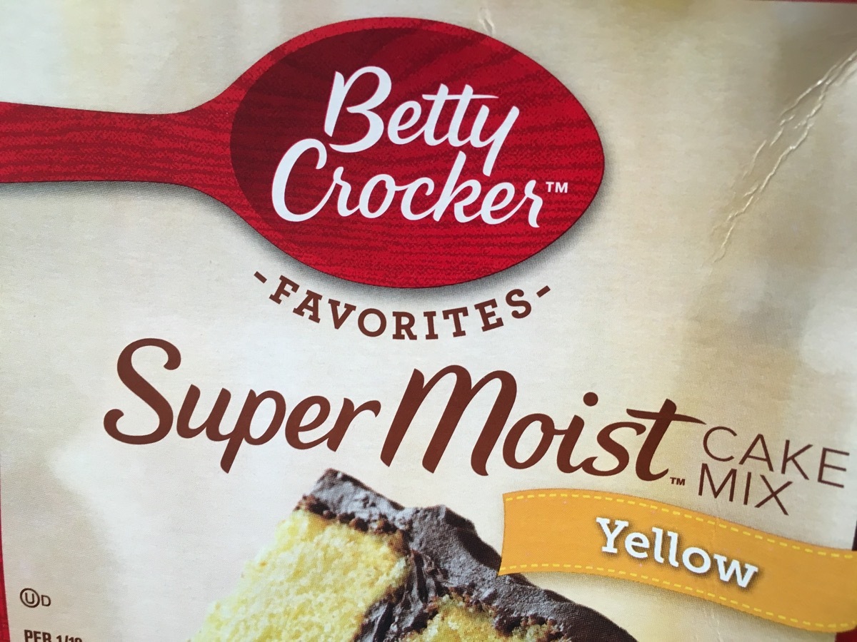 Betty Crocker cake mix