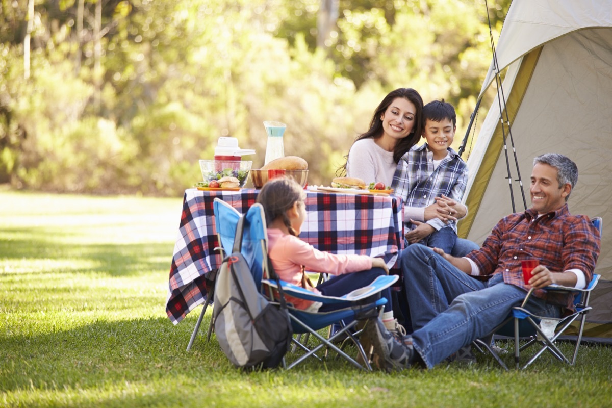 Family camping